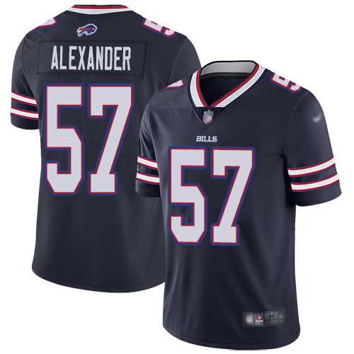 Men Buffalo Bills #57 Lorenzo Alexander Limited Navy Blue Inverted Legend NFL Jersey